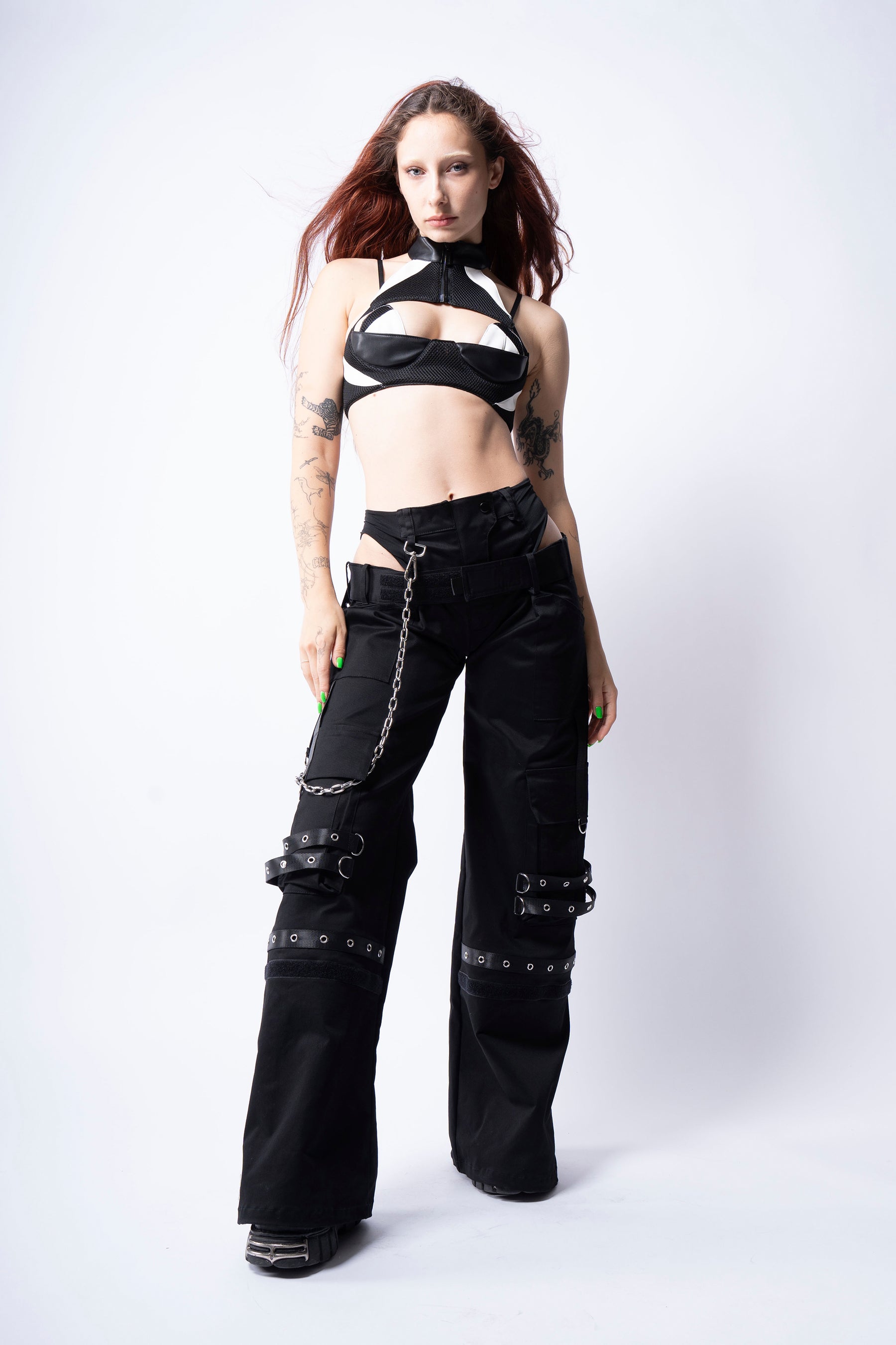 UNDERWORLD CARGO CUT OUT PANTS